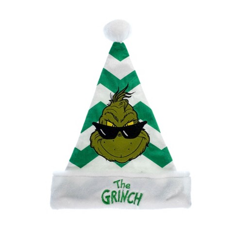 Kids Grinch Eyes Santa Hat Kiwi/red/white | Holiday & Occasion Party S