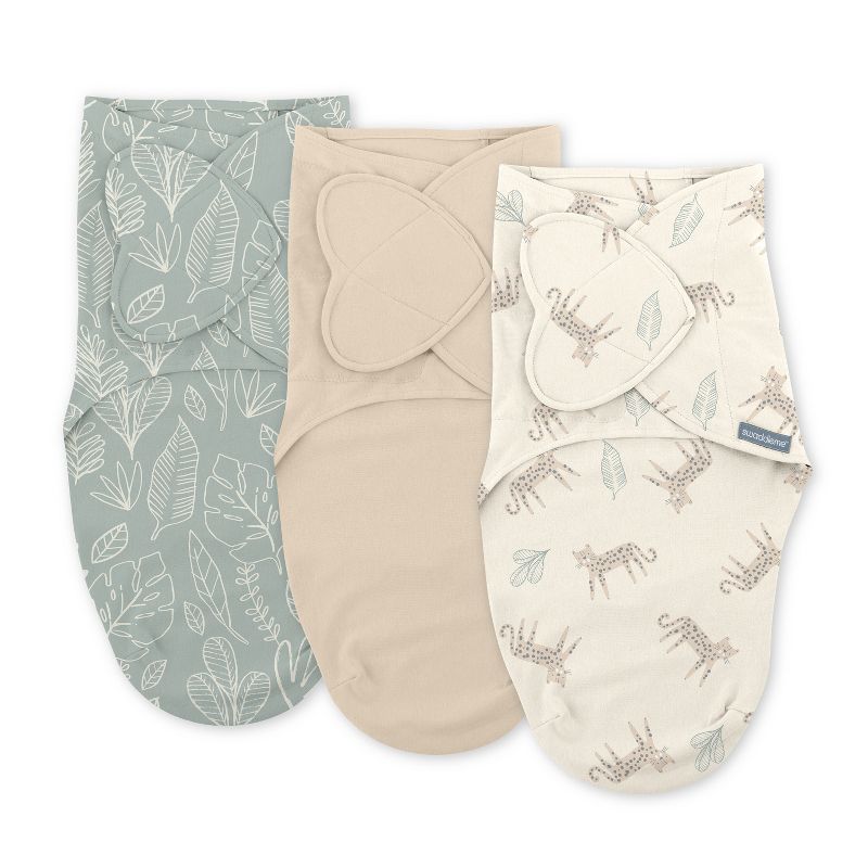  SwaddleMe by Ingenuity Monogram Collection Swaddle - S/M - 0-3 Months - 3pk, 1 of 10
