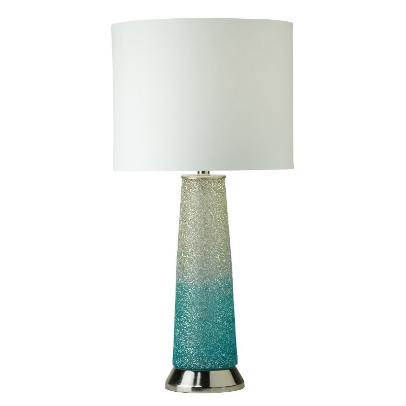 River of Goods 22&#34; 1-Light Deirdre Glass and Metal Table Lamp, 1 of 10