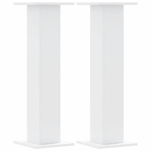 vidaXL Plant Stand White Engineered wood Large Plant Stand Square