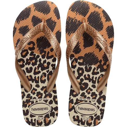 Havaianas Women's Top Animals Flip Flop Sandals - Beige/rose Gold/dark  Brown, 11-12 : Target