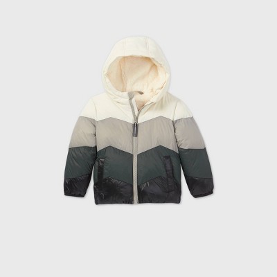 target black puffer jacket