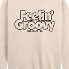 Women's - Peanuts - 70s Snoopy Lightweight French Terry Wide Neck Long Sleeve Shirt - 2 of 4