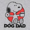 Peanuts Men's Snoopy Dog Dad Donut and Coffee Graphic T-Shirt Adult - 2 of 3