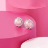 Ross-Simons 7-7.5mm Pink Cultured Pearl and .13 ct. t.w. Diamond Earrings - 4 of 4