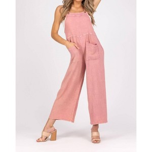 Women's Greyson Wide Leg Overalls - Heyson - 1 of 4