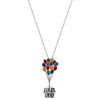 Disney Pixar Up Adventure House Balloon Silver Plated Pendant Necklace, 18" - 4 of 4