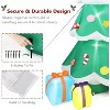 VINGLI Lighted Inflatable Christmas Tree Outdoor Decorations with 3 Gift Boxes, 7.7 ft ,Decoration with Secure Stakes - 4 of 4