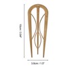 Unique Bargains U-shaped Hair Pin 3.94"x1.50" 1 Pc - 4 of 4