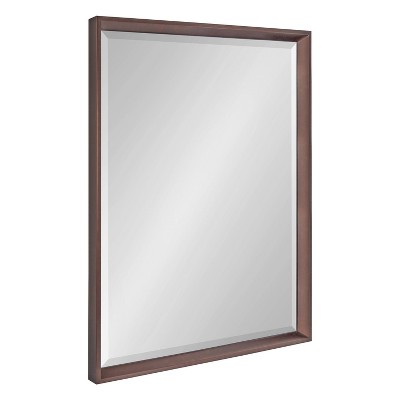 19.5" x 25.5" Calder Rectangle Wall Mirror Bronze - Kate & Laurel All Things Decor