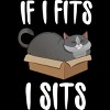 Junior's Design By Humans Cat In A box By Freshoutlook T-Shirt - 2 of 3