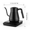 Angel Sar Gooseneck Electric Kettle, 1200W Fast Boil with ±1°F Temperature Control for Pour Over Coffee & Tea, Stainless Steel, Keep Warm, LED Display - 3 of 4