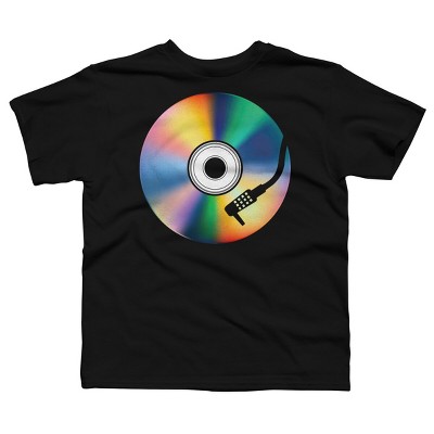 Boy's Design By Humans Music Disc By clingcling T-Shirt
