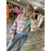 Women's Multi Color Striped Sweater - PAPERMOON - 3 of 3