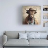 Canvas Wall Art - Sean Parnell 'Buffalo Bill' Wall Art for Living Room, Bedroom, or Office Décor by Trademark Fine Art - 14 x 14 Inches - 3 of 4