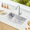 VEVOR 33 inch Kitchen Sink Workstation, 304 Stainless Steel Top Mount Sinks, Drop-In Single Bowl Farmhouse Basin with Accessories, Silver - 2 of 4