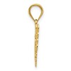 Black Bow Jewelry 14k Yellow Gold Cutout Butterfly Pendant, 19mm - 2 of 4
