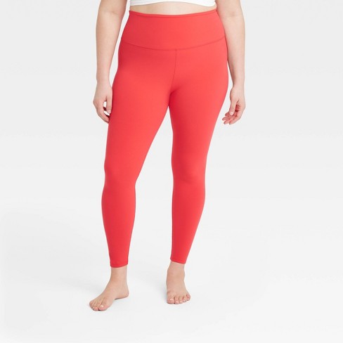 All in Motion Women's Small Coral Contour High Rise Leggings