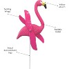 Twirling Wings Flamingo -  Home Decor, Patio Decor, Flamingo Balcony Decor, Flamingo Party Decorations -  12 Pcs Flamingo Yard Ornaments - 4 of 4