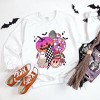 Simply Sage Market Women's Graphic Sweatshirt Pumpkin Ghost Collage - 2 of 4