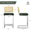 Infurnic Dining Chairs, Modern Upholstered Dining Chairs Set with Sturdy Legs, for Kitchen and Dining Room, 2PCS, Green, 17.7"*18.9"*39.4" - 4 of 4