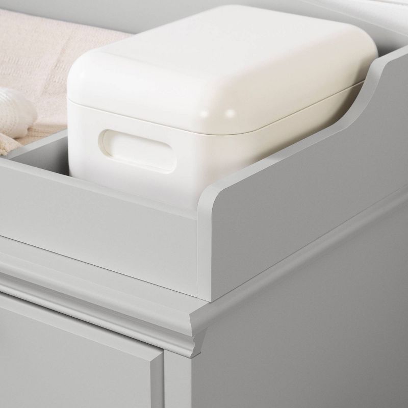 Cotton Candy Changing Table with Station - Soft Gray - South Shore, 6 of 13