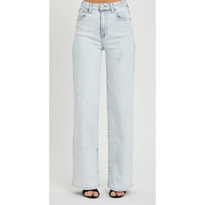 Women's Wo's Acid Wash High-rise Wide Leg Jean - RISEN - 1 of 3