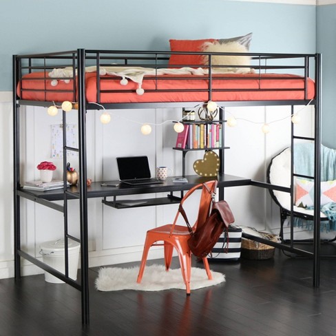 Target bunk cheap beds with desk