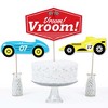 Big Dot of Happiness Let's Go Racing - Racecar - Race Car Birthday Party or Baby Shower Centerpiece Sticks - Table Toppers - Set of 15 - 3 of 4