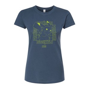 Women's - Pokémon - Battle Mode Fitted Graphic T-Shirt - 1 of 3