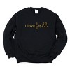 Simply Sage Market Embroidered I Love Fall Sweatshirt - 2 of 4