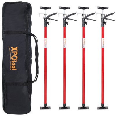 Vynxaria 4-Pack Adjustable Support Poles - Heavy-Duty 8rd Hand System for DIY Projects