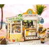 DIY Miniature House Kit Light Music Bar - Hands Craft: Cardboard Model Kit, Art & Craft Activity, Ages 14+ - 4 of 4