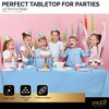 Plastic Tablecloth Disposable, Tablecloths for Rectangle Tables 54 inch. x 108 inch. Fits Tables Up to 8 Feet, Table Cloth for Party - SparkSettings - 2 of 4
