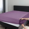 Microfiber Fitted Sheets Deep Pocket Up to 16-Inch , Ultra Soft , Easy Fit , Hypoallergenic Fitted Bed Sheets - Lux Decor Collection - 2 of 4