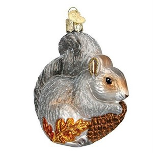 Old World Christmas Blown Glass Ornament for Christmas Tree, Hungry Squirrel - 1 of 2