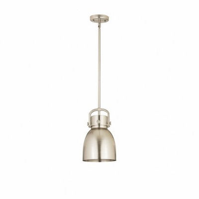 Newton Bell - 1 Light Pendant In Industrial Style-11.75 Inches Tall and 8 Inches Wide