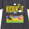- Paw Patrol - Kickin It Graphic Short Sleeve Fleece Dress - 2 of 4