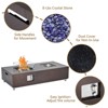 50000BTU Fire Table with Wind Guard, Glass Beads & Rain Cover, Sturdy Steel Anti-rust Finish & CSA Safety Certified Outdoor Firepit - 3 of 4