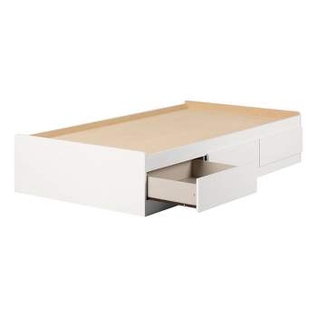 Twin Fusion Mates Kids' Bed with 3 Drawers Pure White  - South Shore