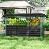 Aghana Digitals Green Galvanized Steel Raised Garden Bed with Crop Cage, Shade Cloth & Zippered - 2 of 4