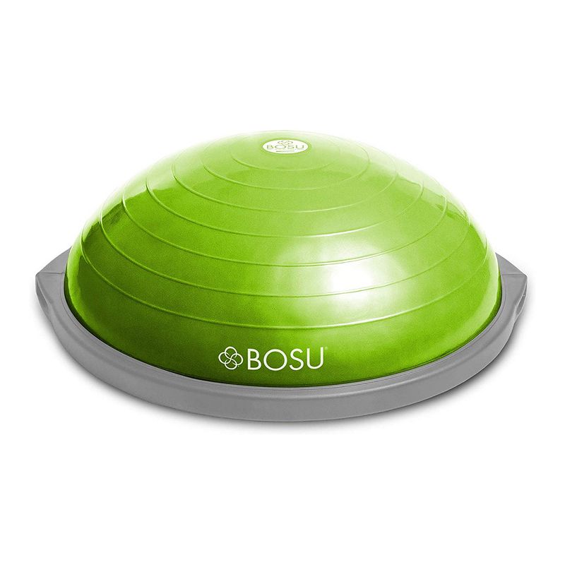 Bosu 65-Centimeter Dynamic Non-Slip Travel-Size Home Gym Workout Balance Ball Pod Trainer for Strength and Flexibility, Lime Green, 3 of 7