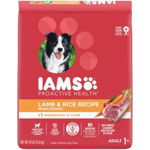 IAMS Proactive Health Minichunks Lamb and Rice Flavor Dry Dog Food - 1 of 4