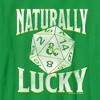 Boy's Dungeons & Dragons St. Patrick's Day Naturally Lucky Dice T-Shirt - 2 of 4
