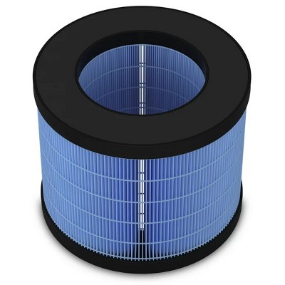 Compact Blue and Black HEPA Air Purifier Filter