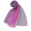 INSPIRE CHIC Women Long Chiffon Light Silky Gradient Color Shawl Wrap Scarf - 2 of 4