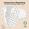 3pk Soothe Baby Swaddle 0-6 Months, Organic Baby Swaddle Sleep Sacks, Newborn, Infant Swaddle Sack - 4 of 4