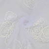 Anna-Kaci Women's Sheer Lace Neck Scarf with Embroidered Rose Floral Edging and Scalloped Trim Detail - 4 of 4