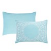 Lightweight Cotton Blend Oversized Jacquard Boho Floral Scroll Bedspread Set by Blue Nile Mills - 4 of 4