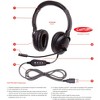 Califone NeoTech Plus 1017MUSB Premium, Over-Ear Stereo Headset with Gooseneck Microphone, USB Plug, Black - 2 of 4